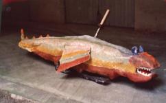 drago che muore:  San Giorgio  passato di qui